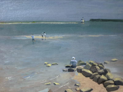 Painting by Freddie Wachsberger.